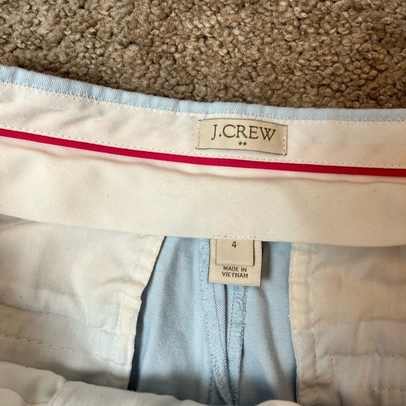 J. Crew Womens Blue Swan Shorts Size 4 - Picture 4 of 6